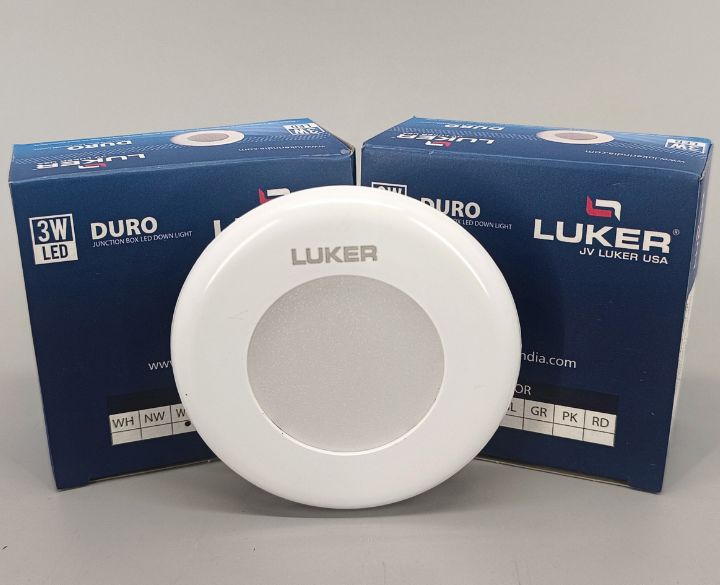 Luker Junction Box LED LDRJB03N  Warm White Light